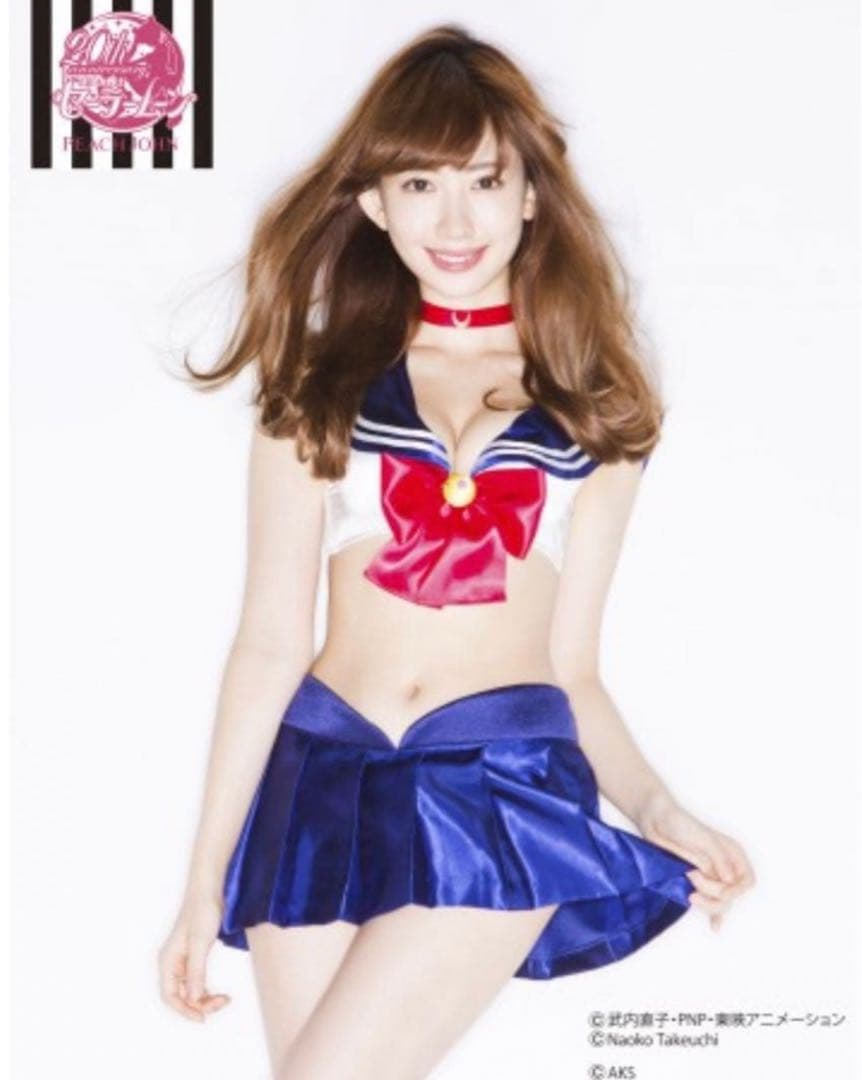 PEACH JOHN セーラームーンブラジャーショーツセット F65 コスプレ