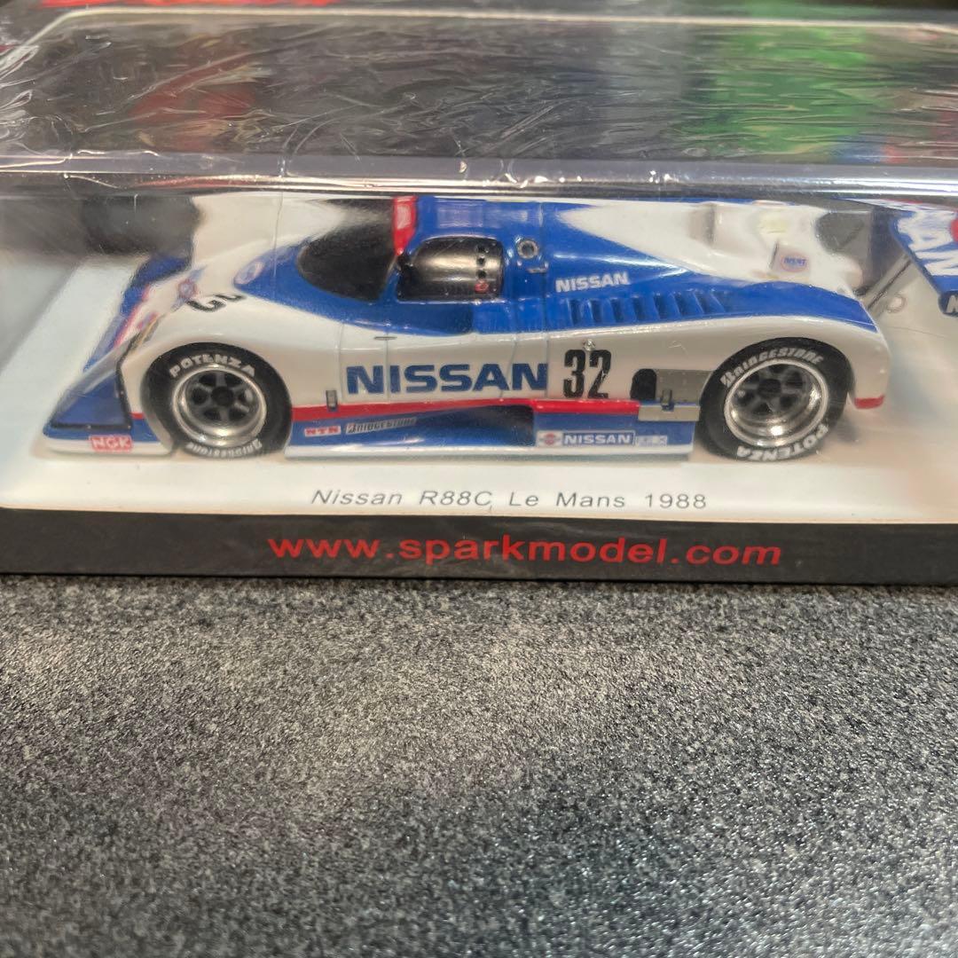 ② SPARK 1/43 NISSAN R88C 1988 エブロ 1/43 NISSAN R88C No.32 ルマン 1988 : カーホビーショップ