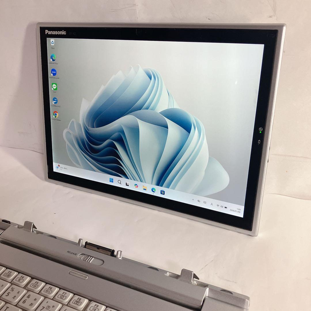 Let's note　2in1 タッチパネル　第7世代Core5　着脱OK