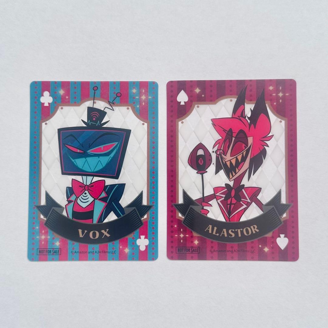 ハズビンホテル 特典 トランプ クリアカード アラスター ヴォックス