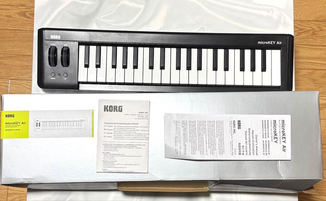 KORG microKEY2 Air 37 MIDIキーボード KORG ( コルグ ) microKEY2-37 AIR MIDIキーボード ワイヤレス 37鍵