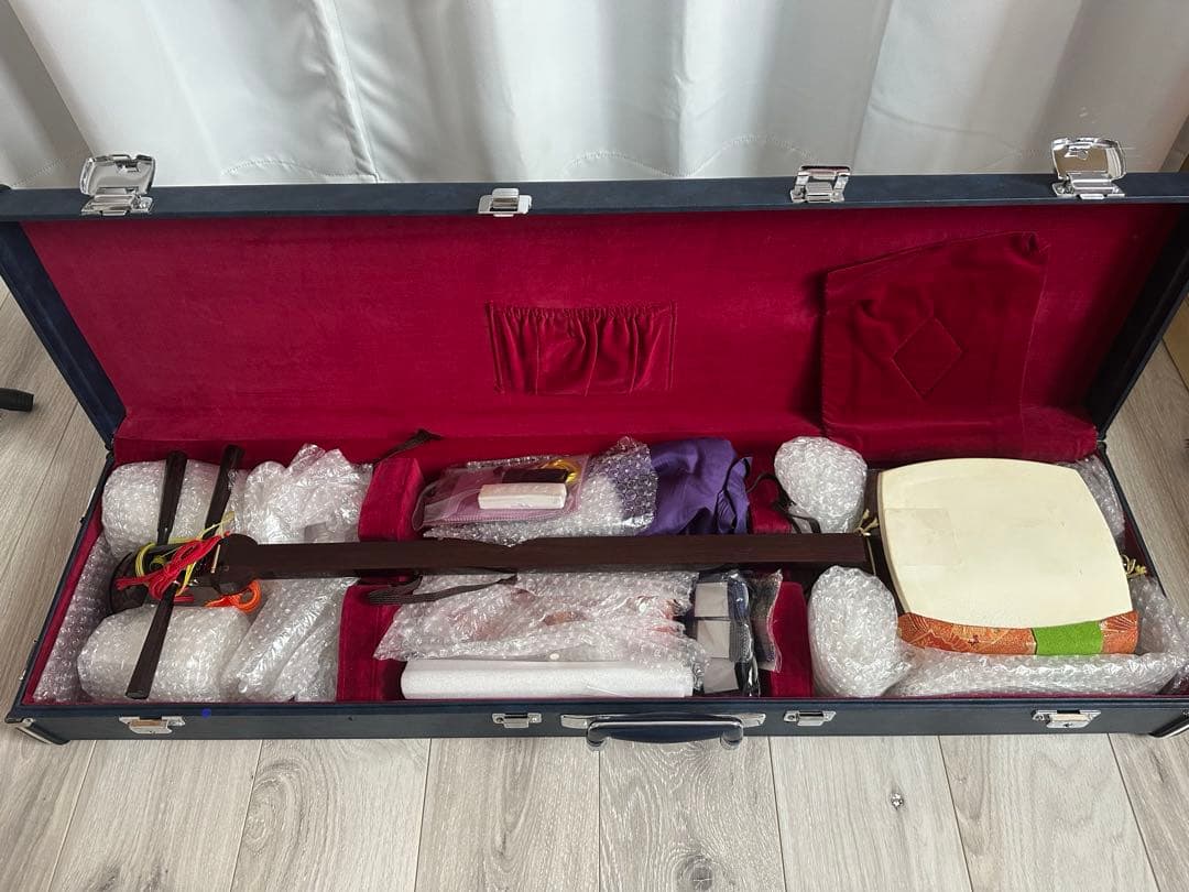 ⭐︎三味線⭐︎紅木、極上トチ、金細、中棹