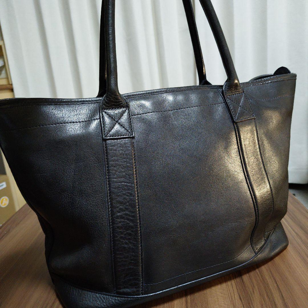 土屋鞄 ビークル ラージストックトート バッグ 本革　ダークインディゴ