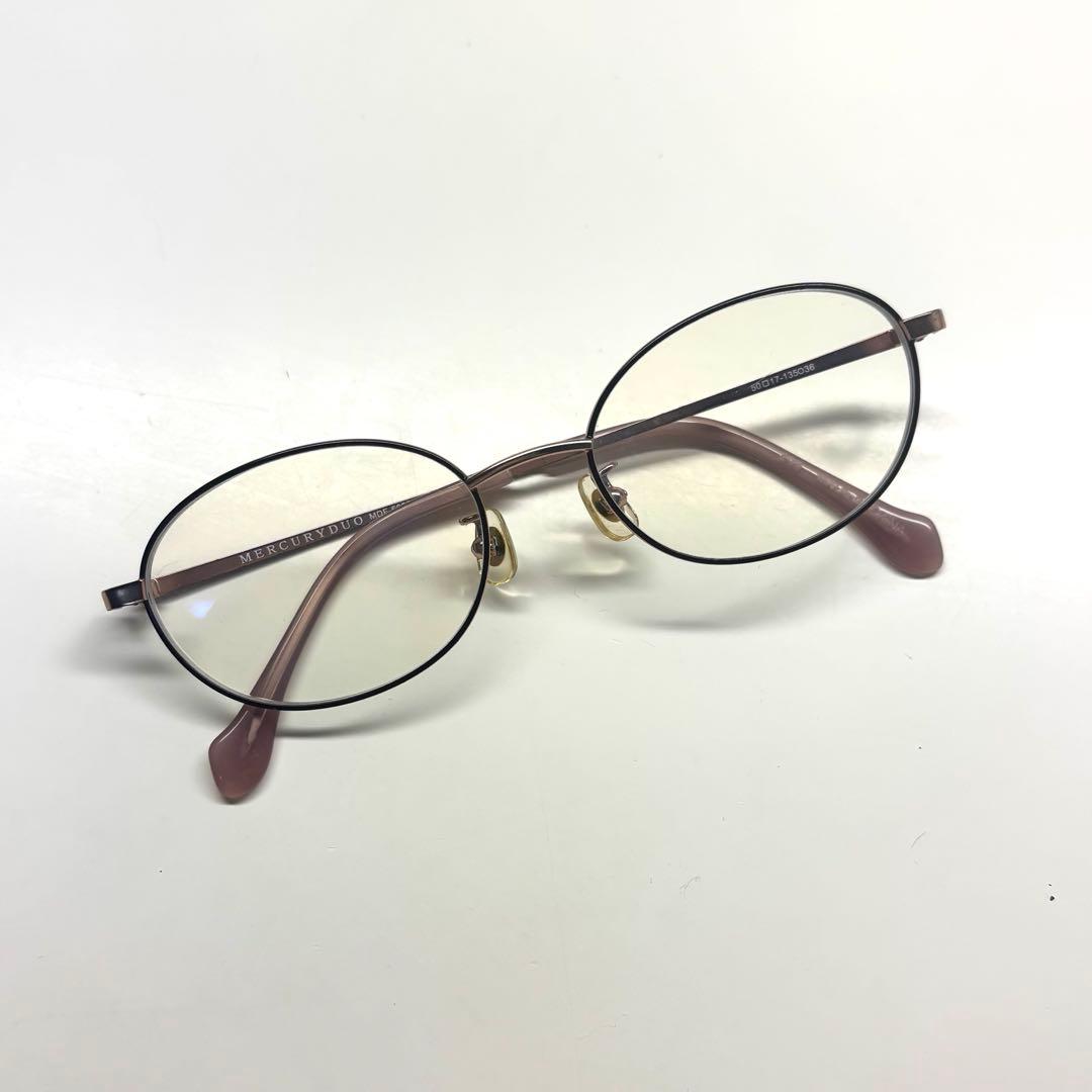 【MERCURY-DUO】 MDF6025-4 ゴールド/ピンク メガネ