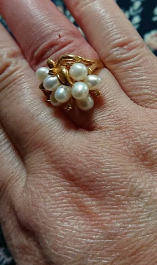 真*美様 18k750ベビーパールリング ◇ミウラ◇ ミキモト MIKIMOTO ベビーパール リング 3.5mm PR-1426K 9