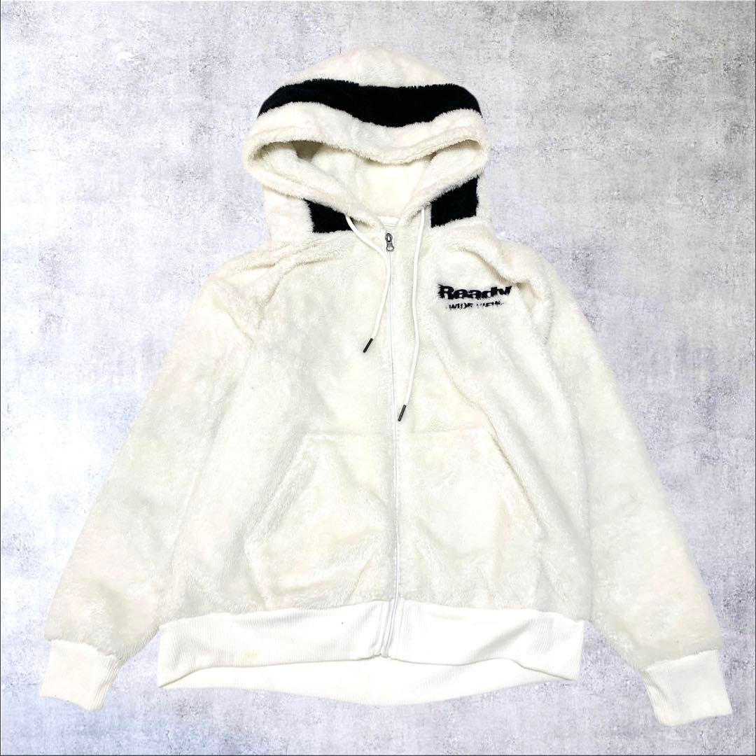 REPEZE:N レペゼン バックロゴボアパーカー ホワイト - メルカリ