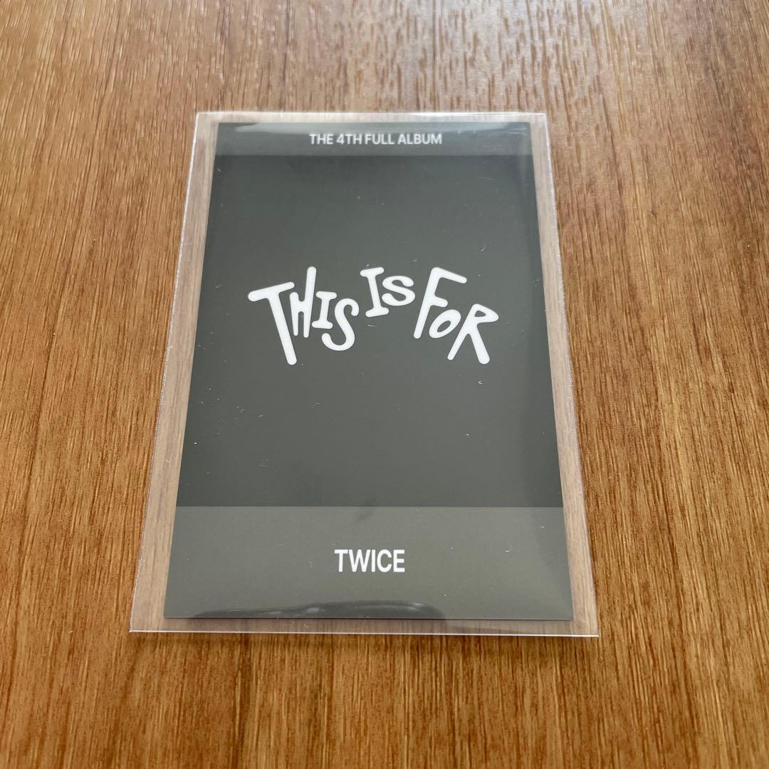TWICE ミナ THIS IS FOR yizhiyu 3.0 トレカ - メルカリ