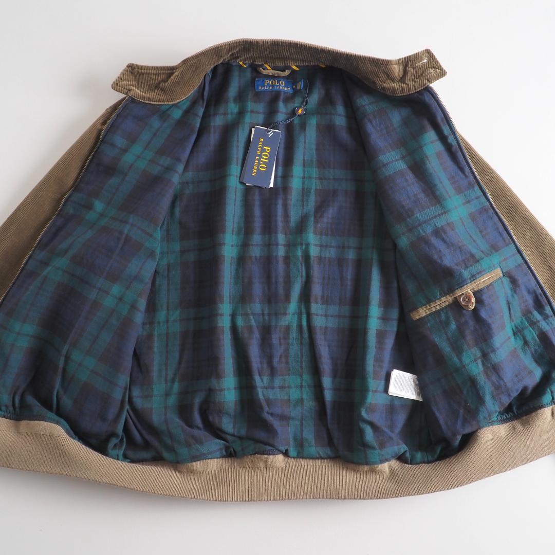 ラルフローレン 新品未使用 スイングトップ ブラウン コーデュロイ裏地