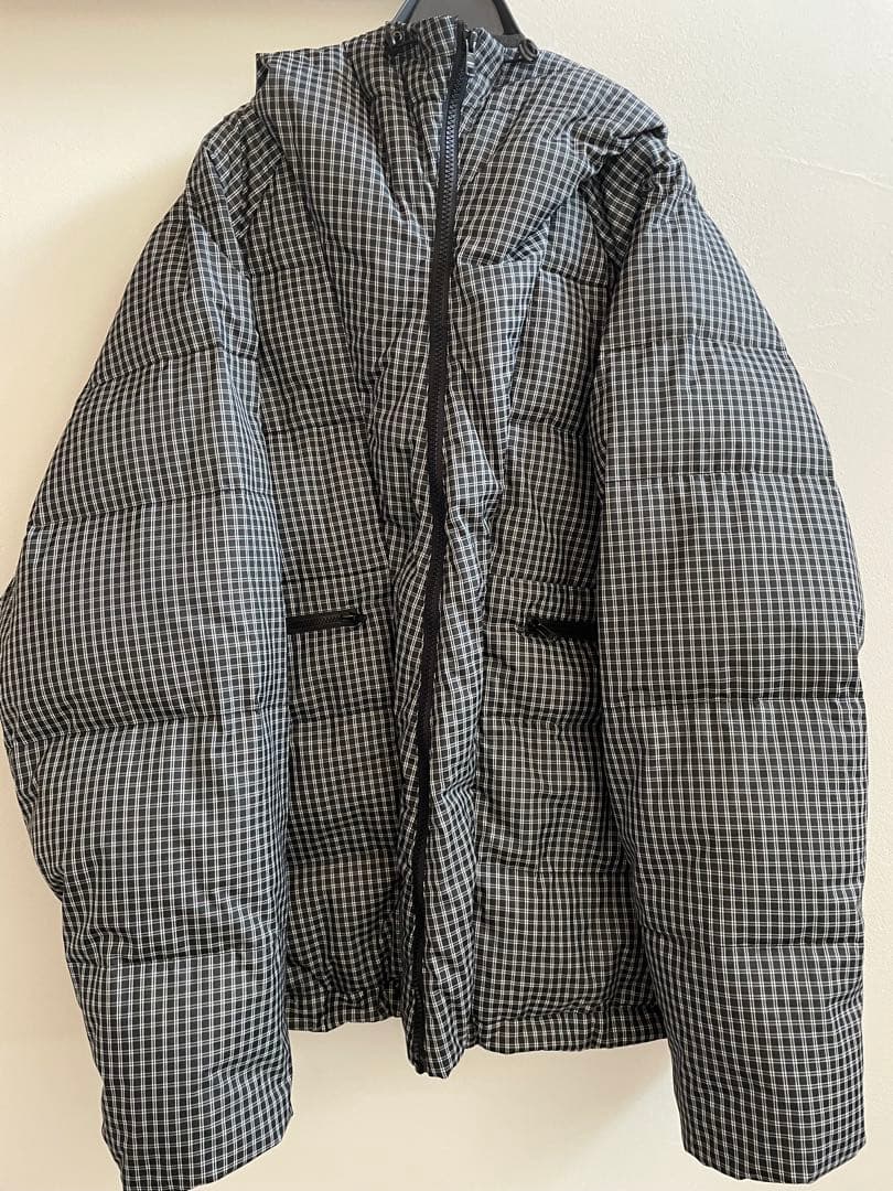 WCJ 猫耳 ダウンジャケット チェック柄 - メルカリ