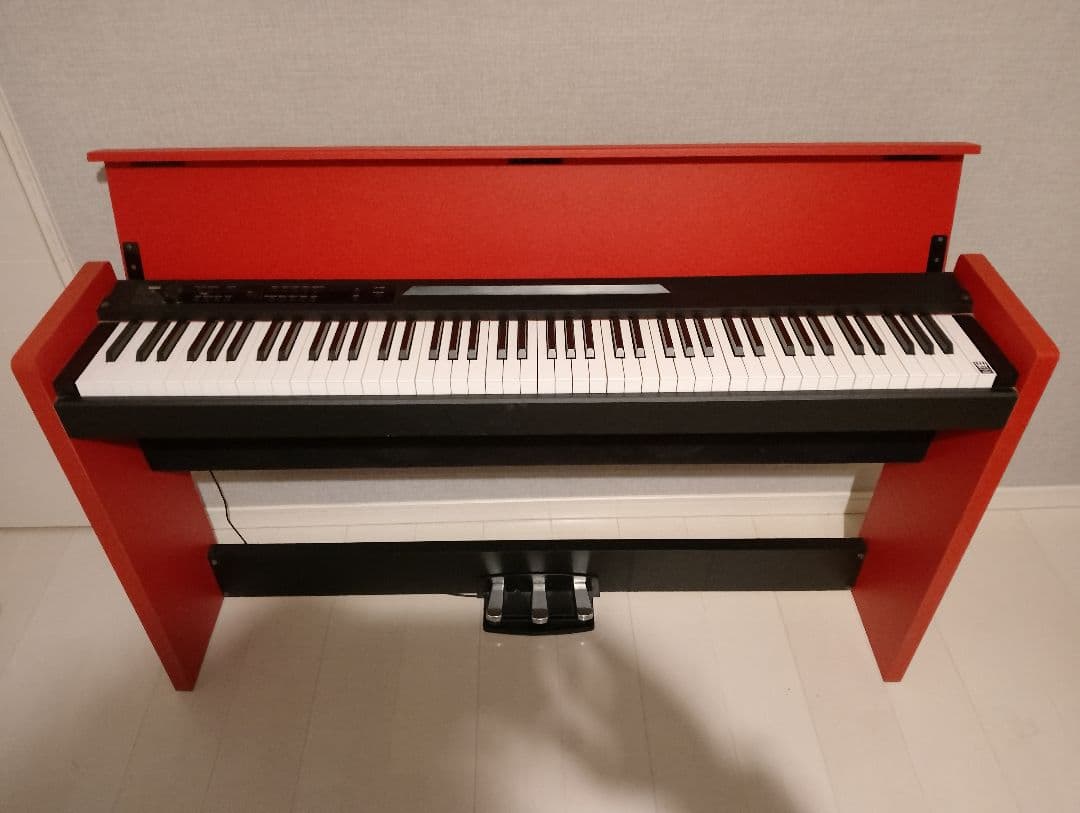 【人気色】　愛知　LP-380 赤　レッド　KORG 電子ピアノ　デジタルピアノ