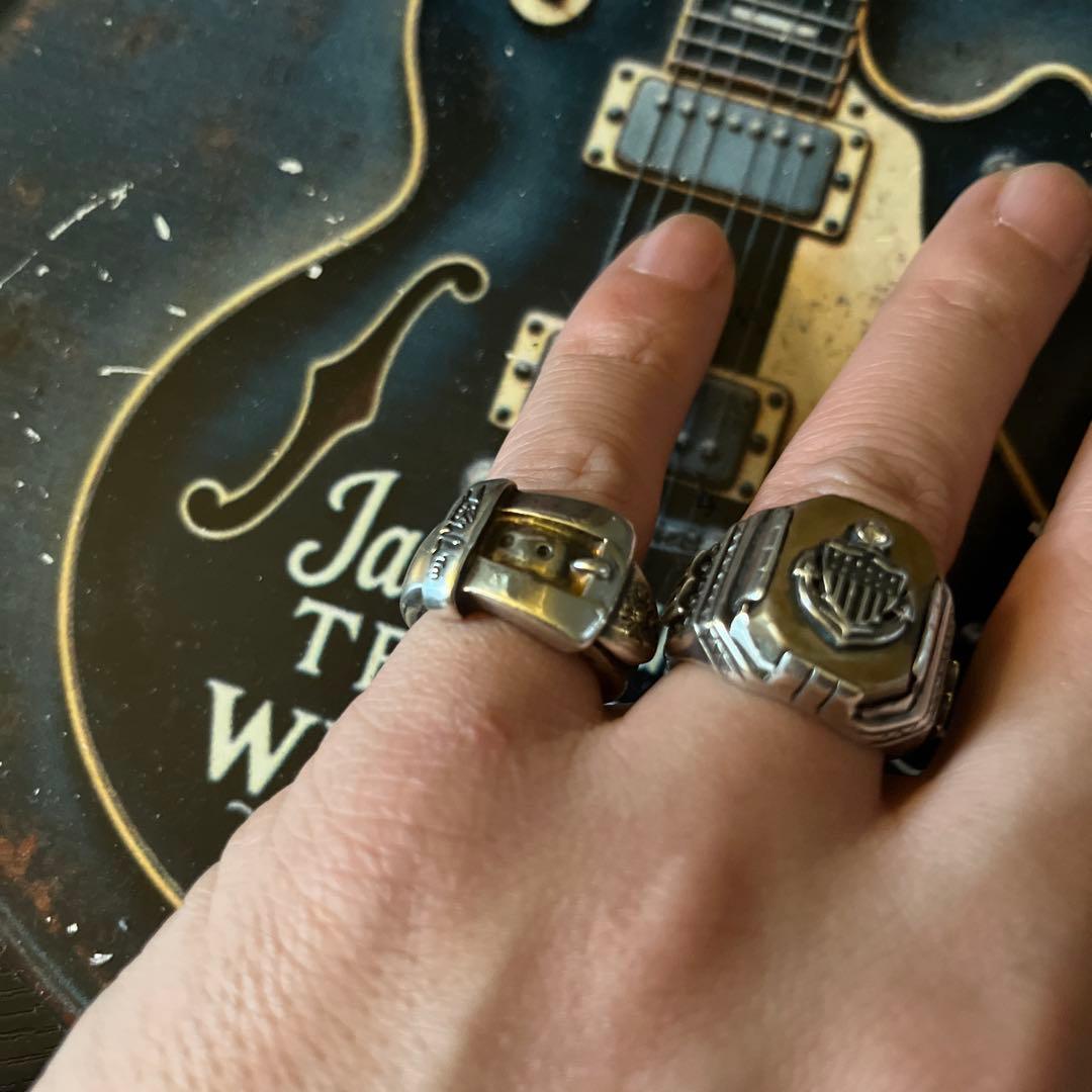 80s90s ビルウォールレザー　正規品　シルバー925製　リング