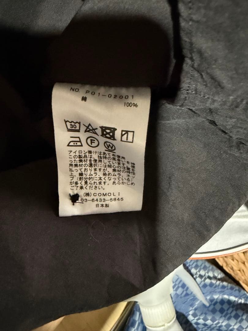 本店限定 COMOLI コモリシャツ ブラック サイズ2 旧型 - メルカリ