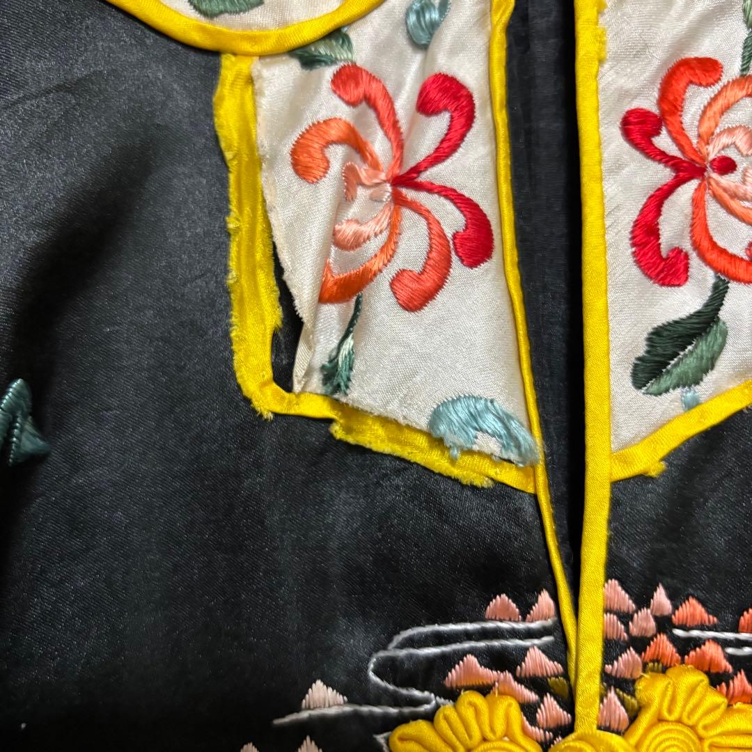 ヴィンテージ チャイナガウン チャイナジャケット マンダリン - メルカリ