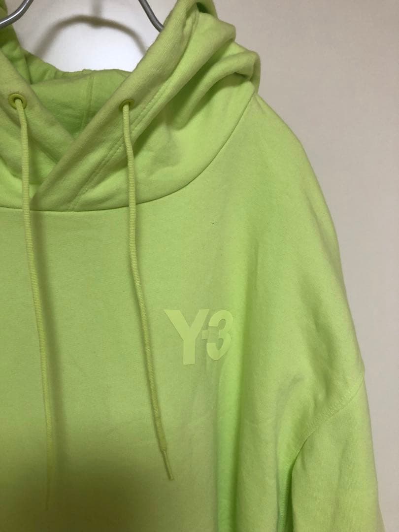 Y-3 CLASSIC CHEST LOGO HOODIE Lサイズ イエロー
