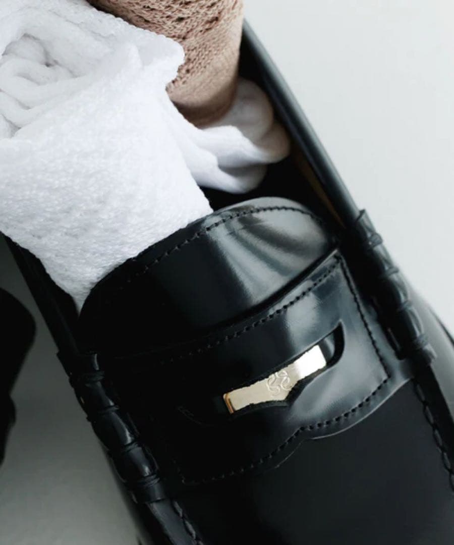 HARUTA（ハルタ）for SALON別注ガラス レザーローファー - メルカリ