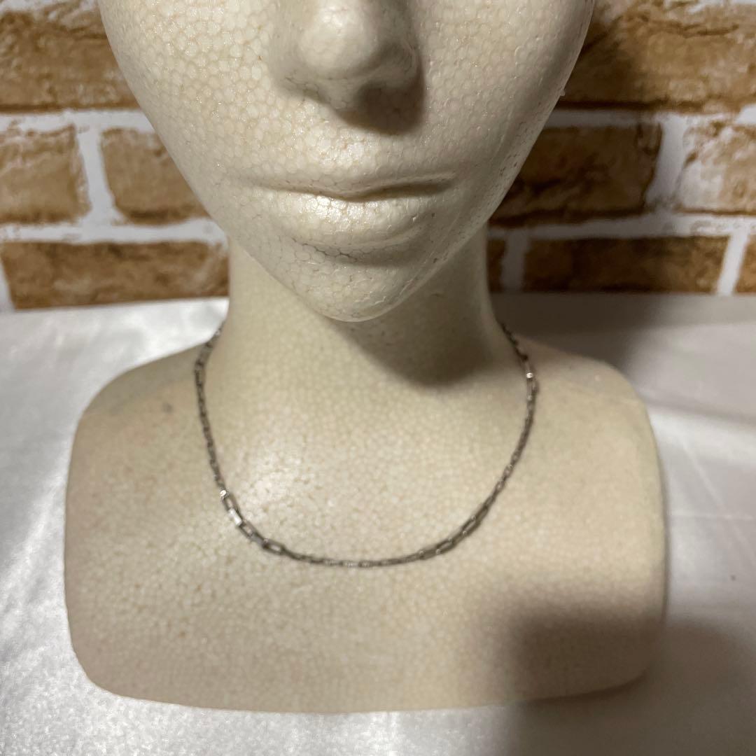 GUCCI グッチ　ベネチアンチェーン　シルバー　ネックレス B)正規品 GUCCI/グッチ ベネチアンチェーンネックレス シルバー925