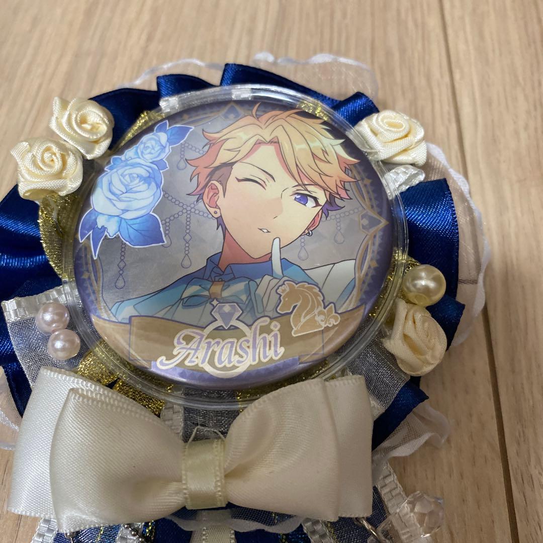 鳴上嵐 Knights あんスタ 缶バッジ ロゼット 3周年 - メルカリ