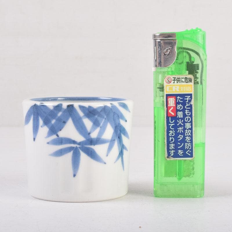 茶道具 紫翠窯 三代 西村徳泉造 染付 竹文 蓋置 共箱 V 8379 - メルカリ