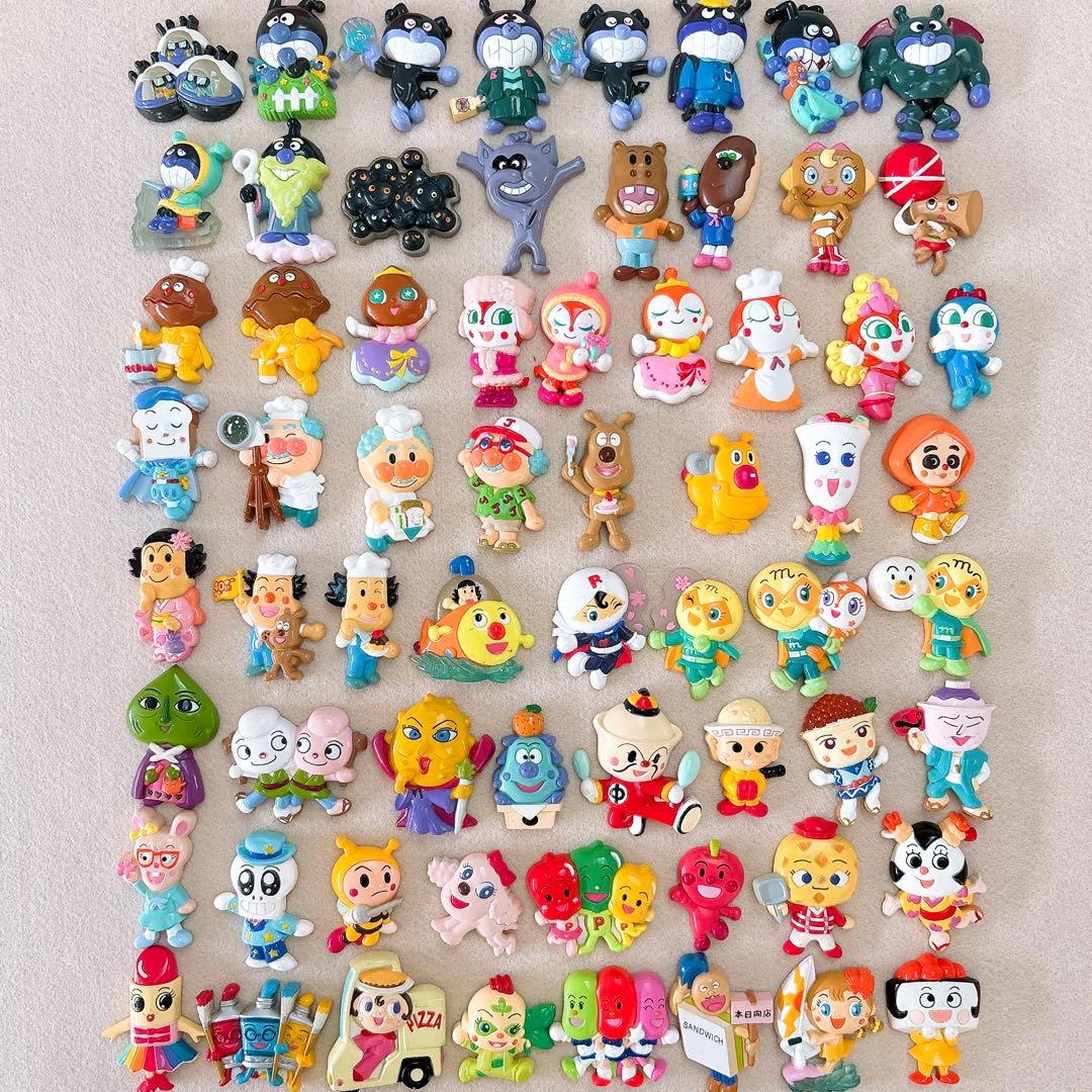 アンパンマンくっつくんですマグネット65個セット - メルカリ
