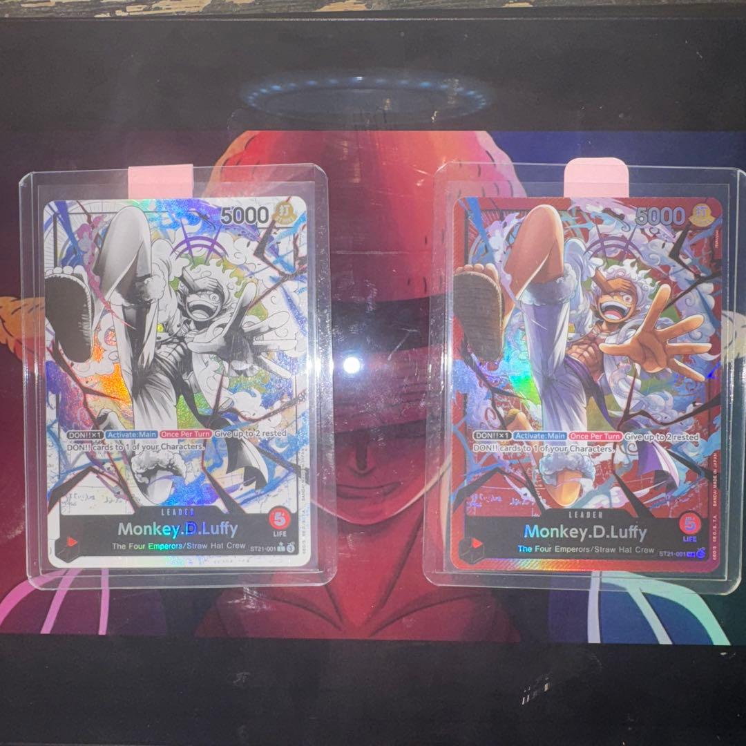 ルフィ L パラレル ST21-001【英語版】 英語版モンキー・D・ルフィ L リーダーパラレル(リーパラ) PSA10