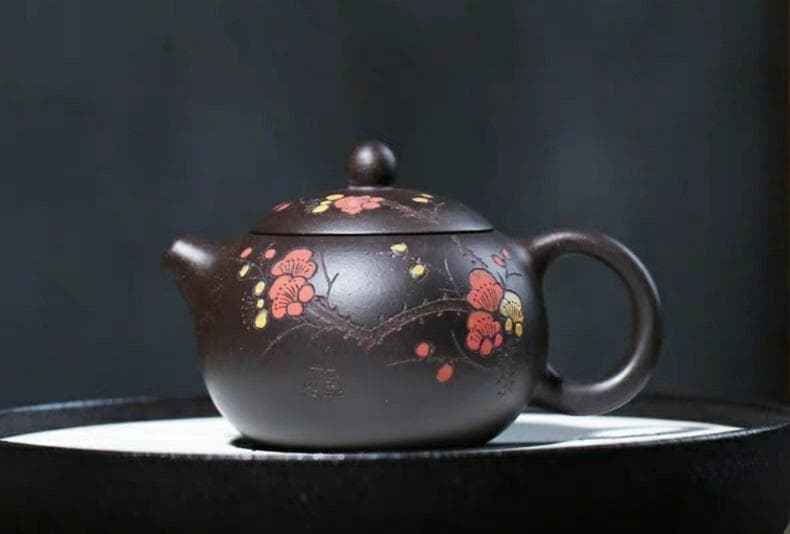 在銘 職人手作り 宜興紫砂 黑泥急須　煎茶道具 唐物　急須　茶道具 10000〜可】煎茶道具 古玩 宜興紫砂 清香 銘 急須 唐物 中国美術 在銘