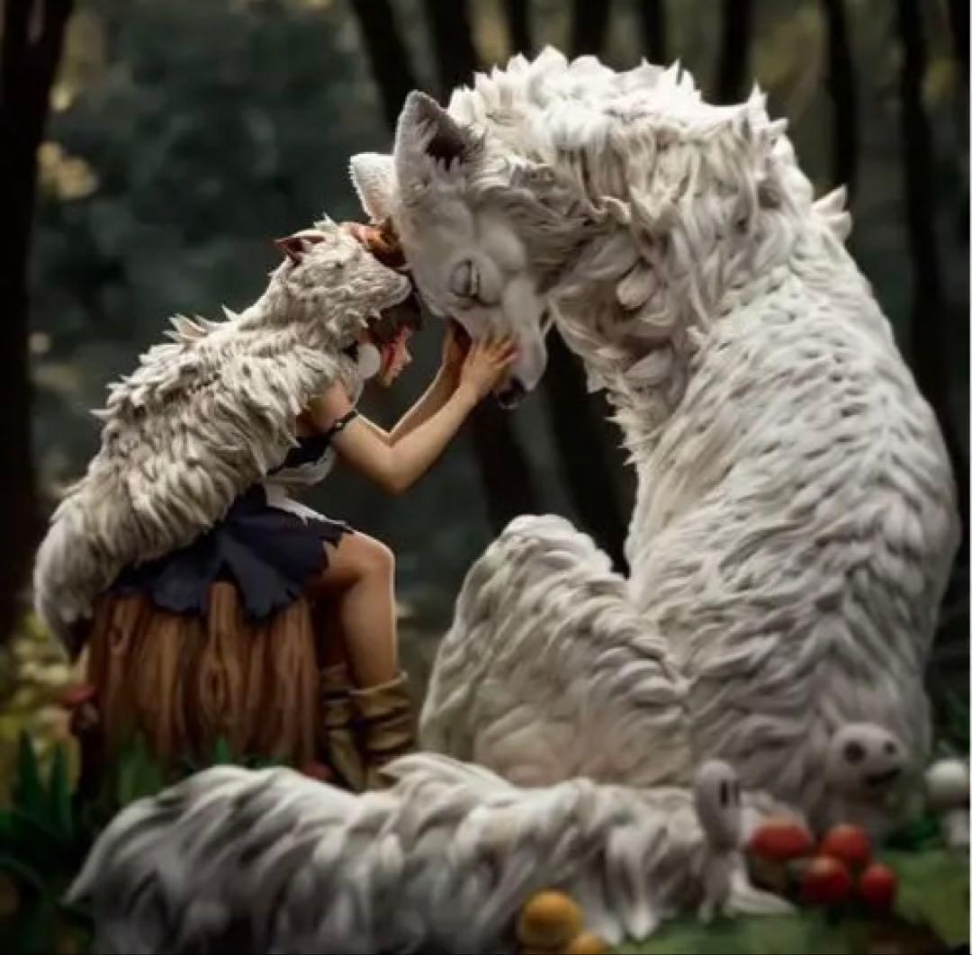 ガレージキット ジオラマ 未組立 レジン もののけ姫風 限定1点】1/8 ガレージキット ジオラマ 未組立 レジン もののけ姫風