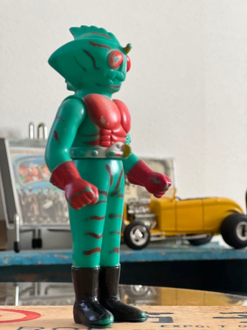 仮面ライダーアマゾン　パチモノ風　当時モノ　POPPY ソフビ 2026年最新】仮面ライダーアマゾン ポピーの人気アイテム - メルカリ