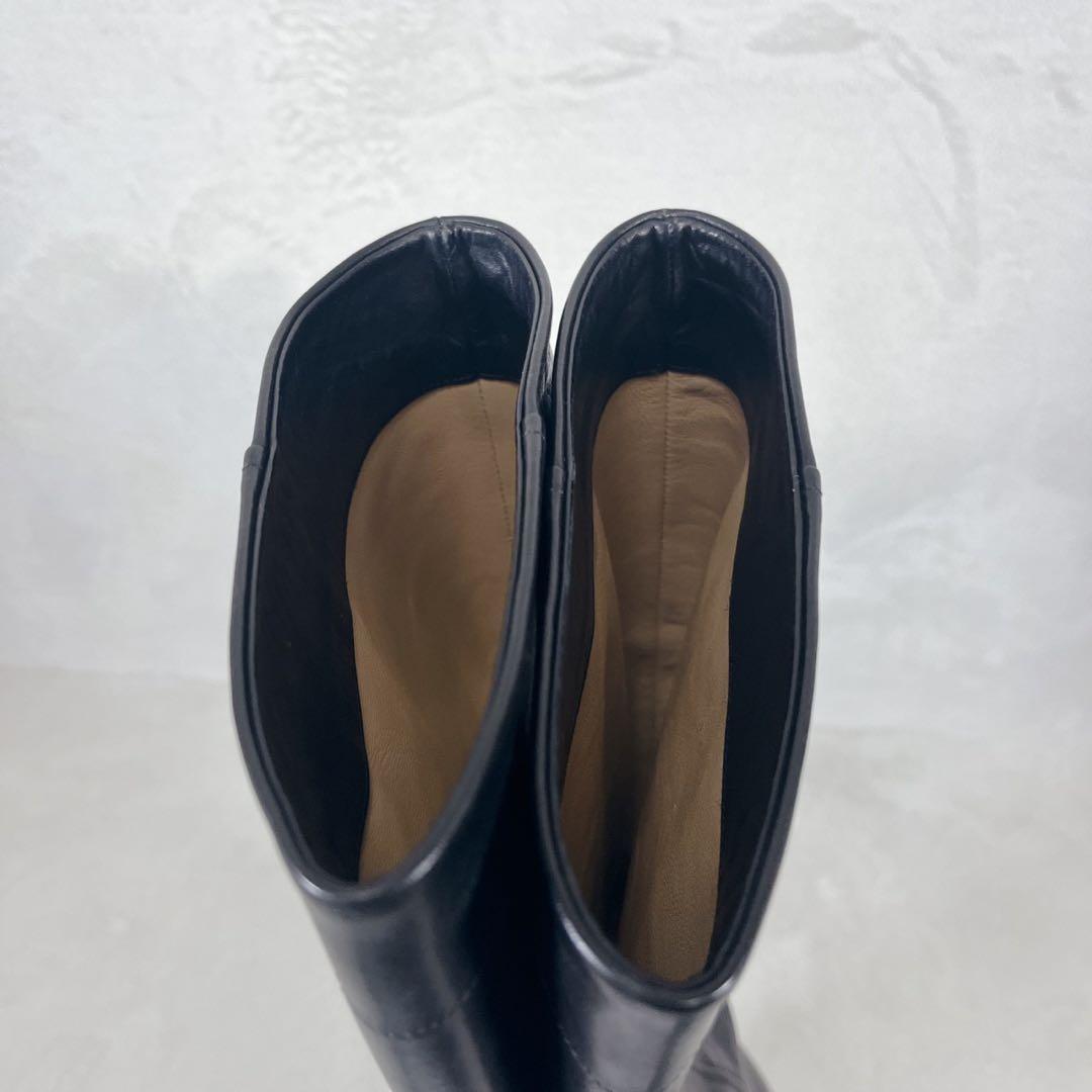 定価13万❗️ペリーコ METRO ロングブーツ 8cm BLACK 38 - メルカリ