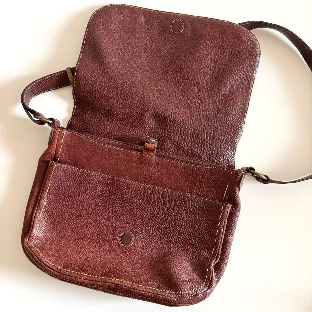 土屋鞄 メッセンジャーバッグ トーンオイルヌメ 本革 ショルダーバッグ