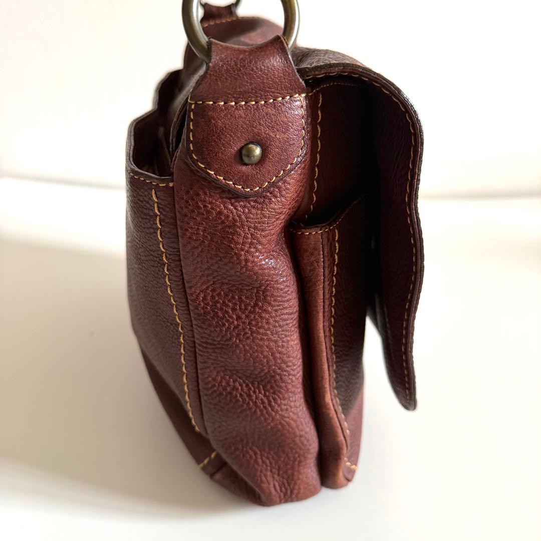 土屋鞄 メッセンジャーバッグ トーンオイルヌメ 本革 ショルダーバッグ