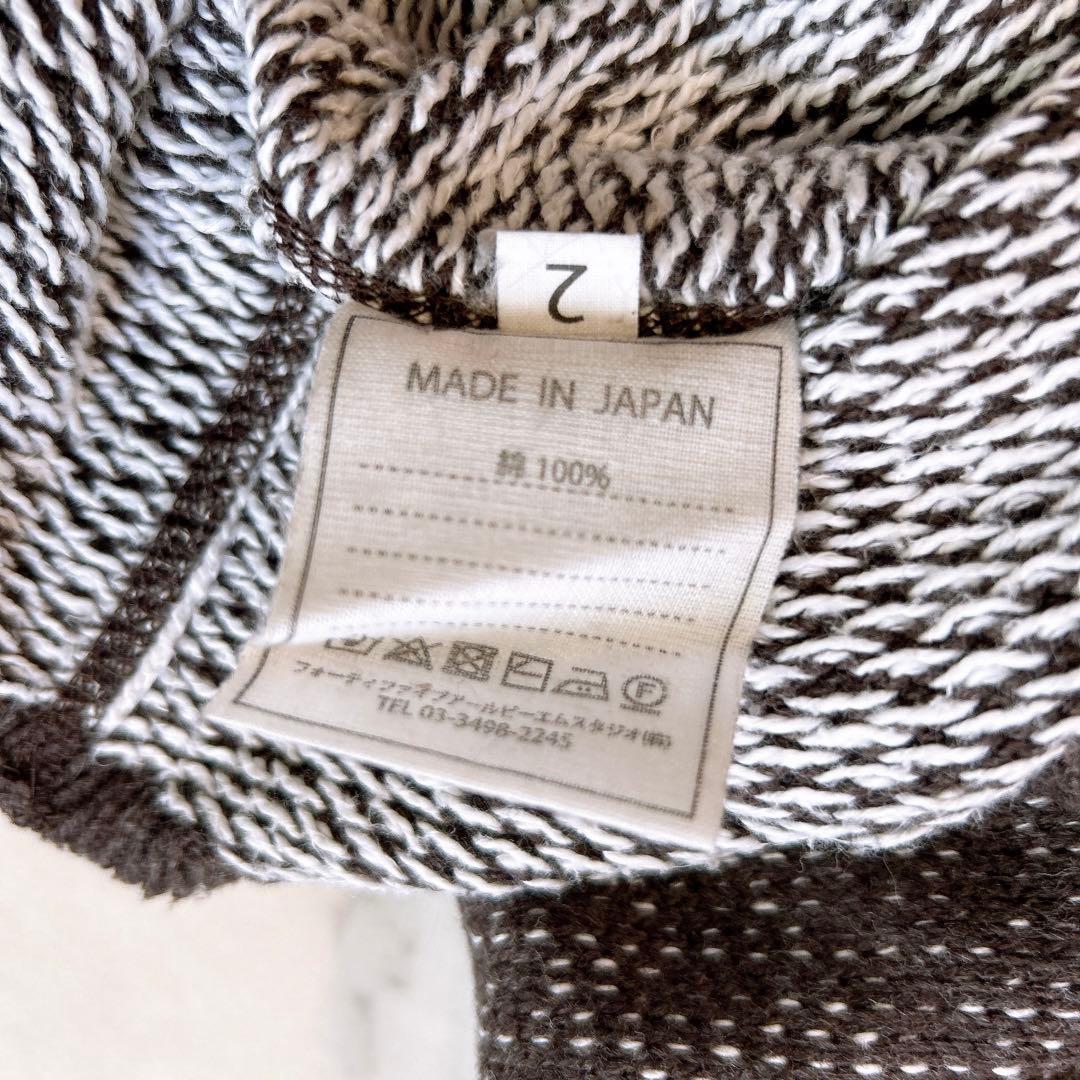 45R ジャカードの908馬比古セーター 2 フォーティーファイブアール