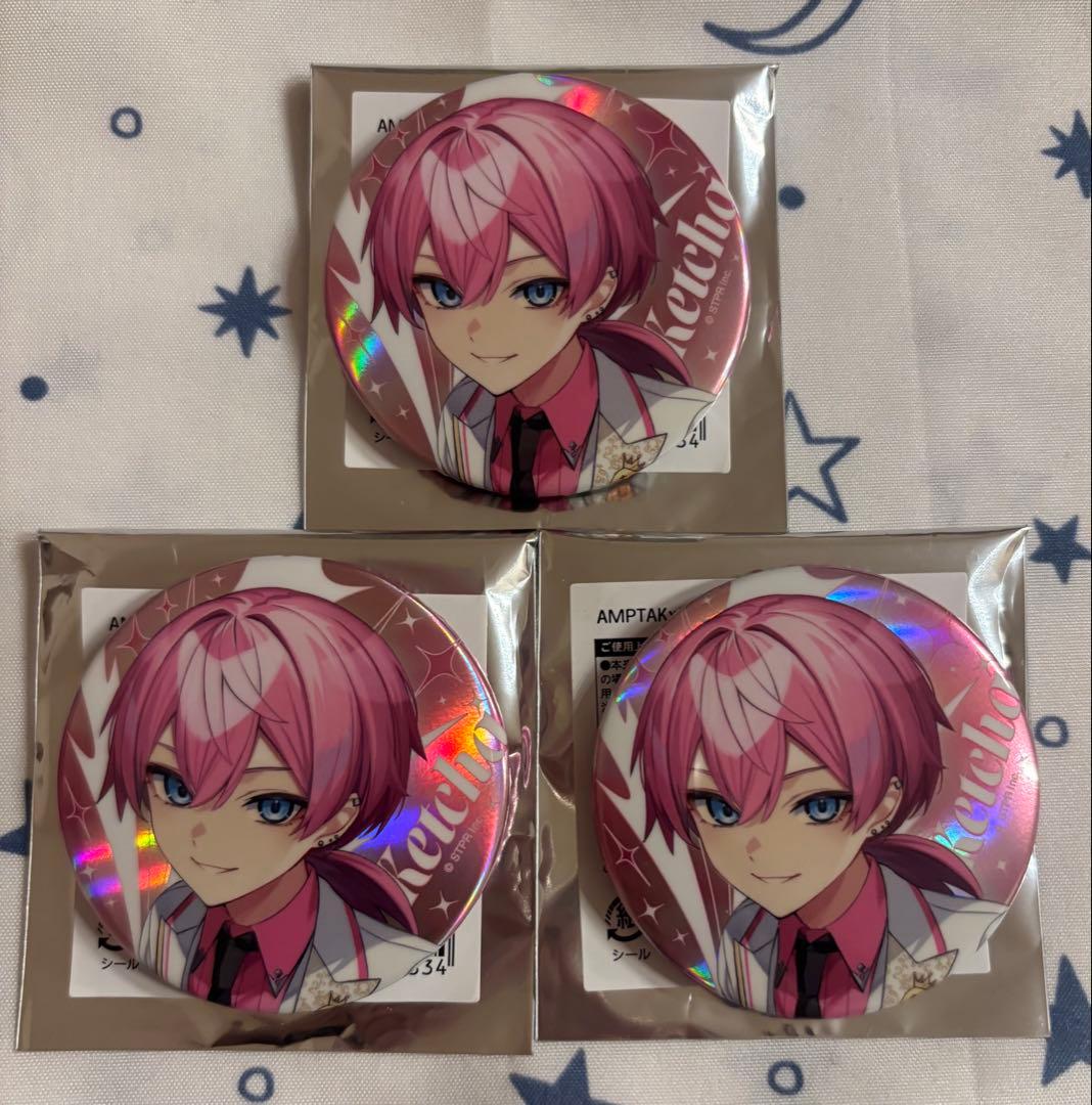 アンプタック けちゃ 3周年グッズ 缶バッジ - メルカリ