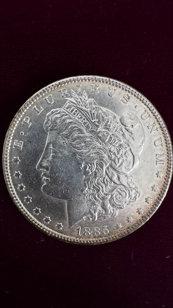 1885年Silver Morgan Dollar $1 モルガンダラー