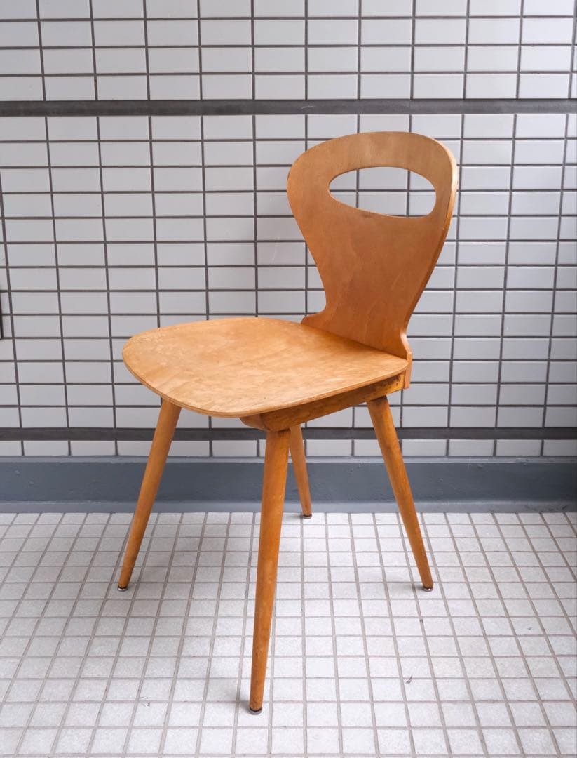 【週末限定価格】フランスアンティーク　BAUMANN　レストラン　ウッドチェア