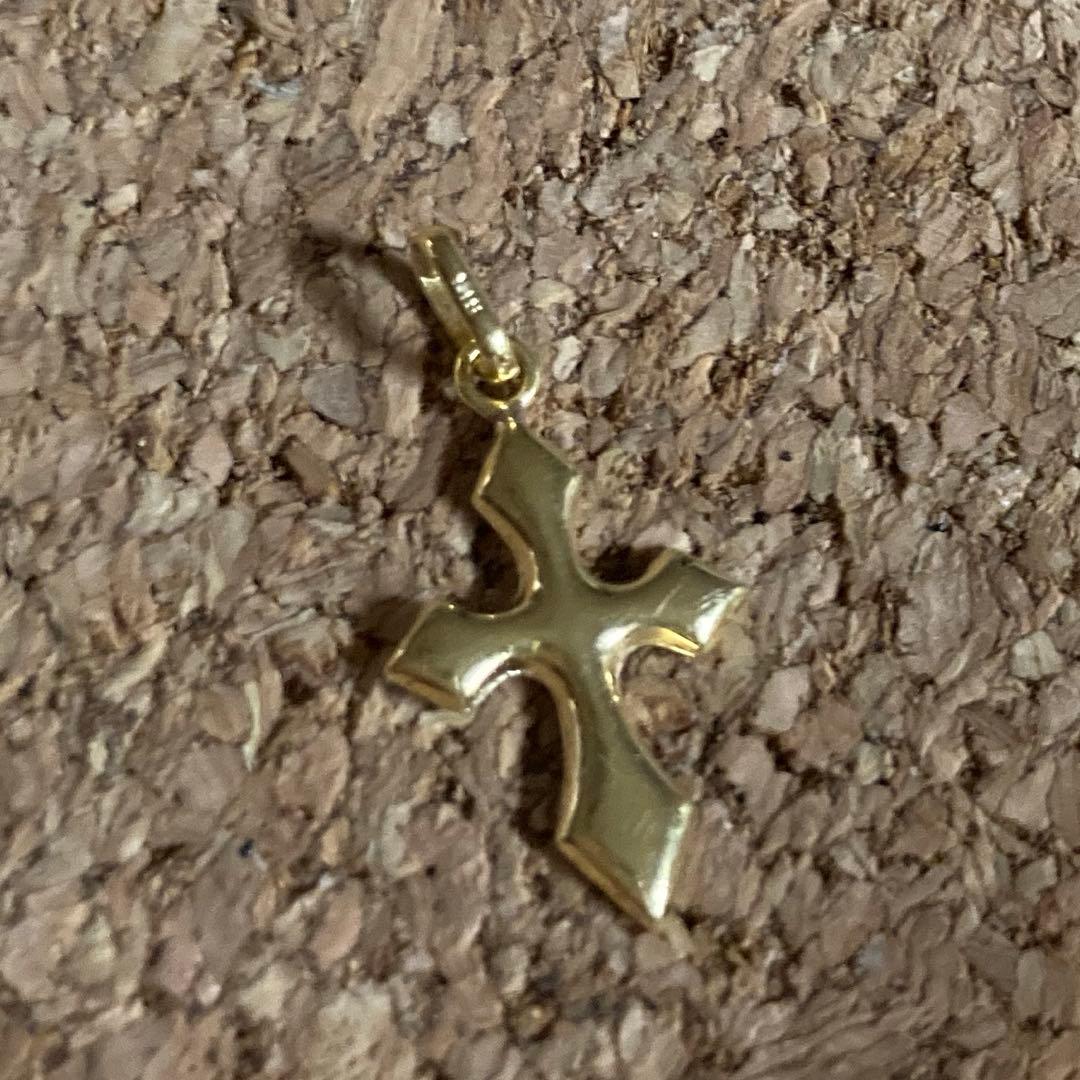 K18 ペンダントトップ ネックレス クロス 十字架