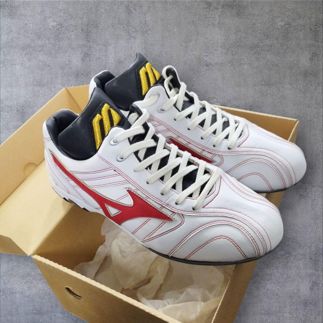 ［ビッグM］Mizunoミズノプロ 26cm スパイクホワイト/レッド新品未使用 楽天市場】ミズノ 金具スパイク ユニセックス 【ミズノプロ