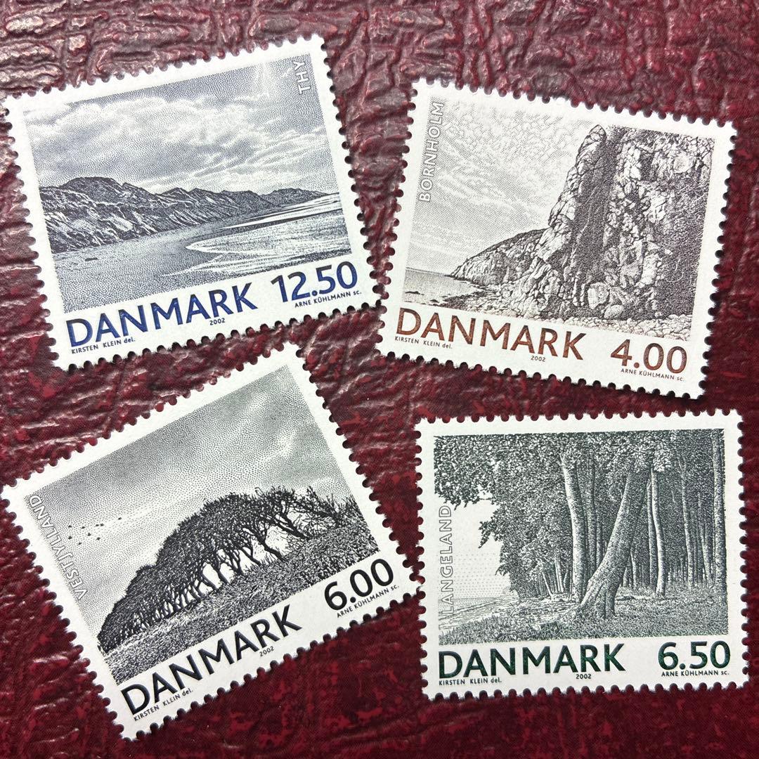 77432セール現品限 外国切手 デンマーク発行風景4種揃凹版 - メルカリ