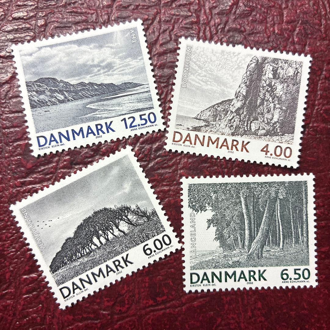 77432セール現品限 外国切手 デンマーク発行風景4種揃凹版 - メルカリ