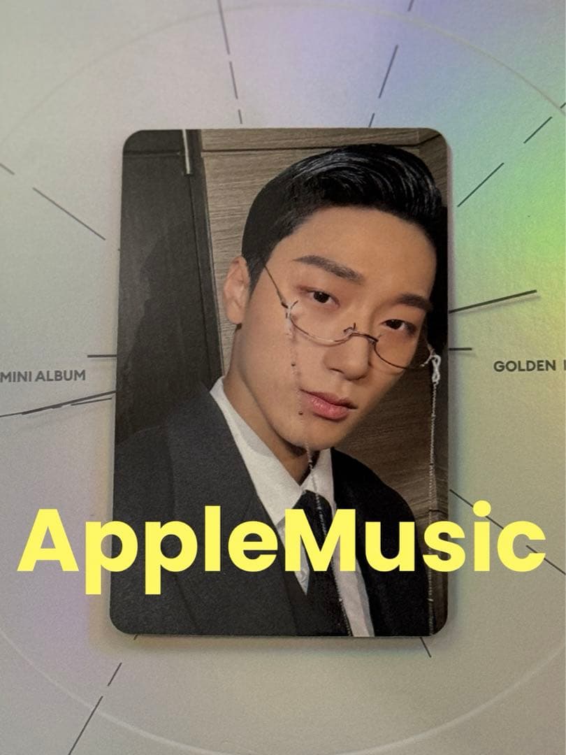 ateez アチズ Apple music ラキドロ トレカ 眼鏡 サン - メルカリ