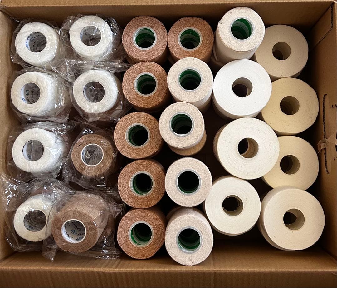 テーピングテープ各種55個セット