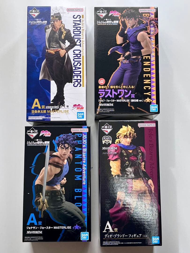 ジョジョ 一番くじ MASTERLISE 4体セット A賞・ラストワンフィギュア
