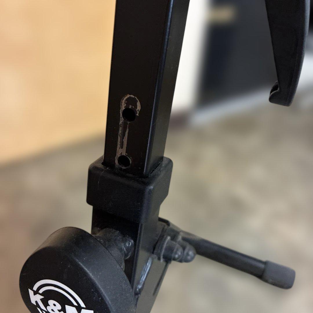 ケーアンドエム K&M 14047 スツール 背もたれ付き ギター演奏用 椅子