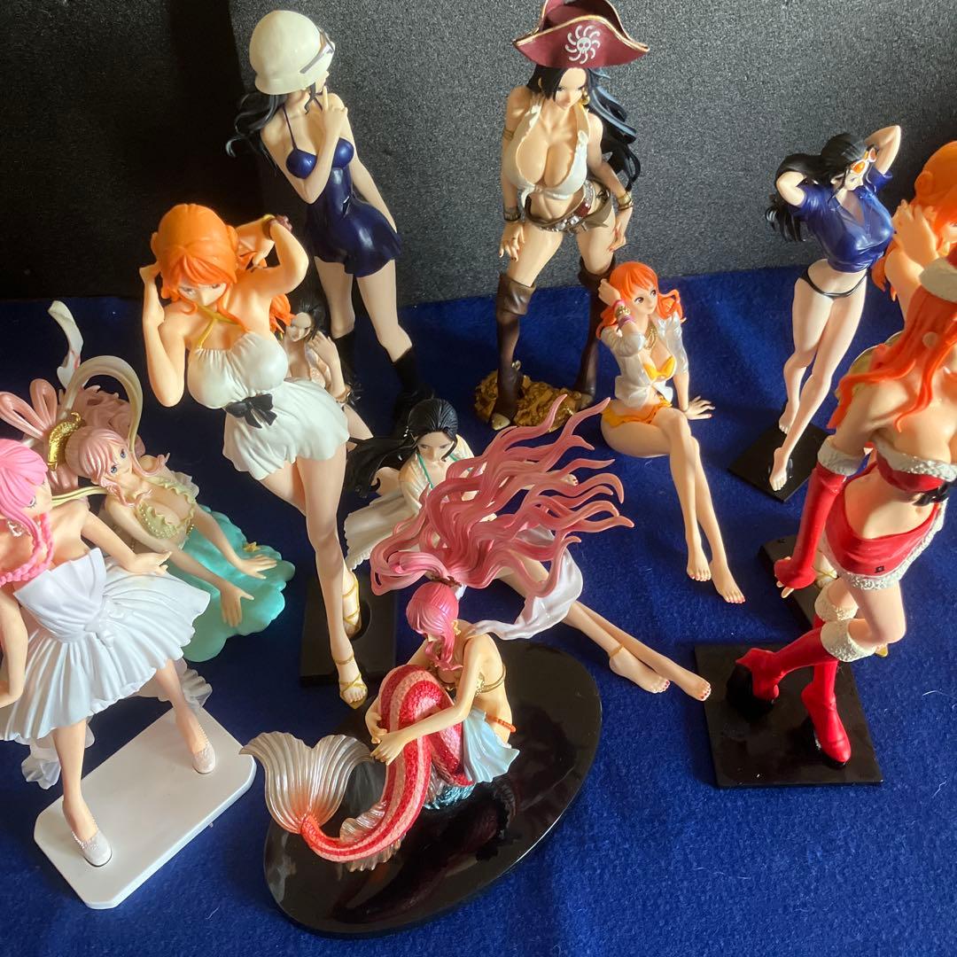 ワンピースフィギュア8体セット まとめ売りおまけ付き - メルカリ