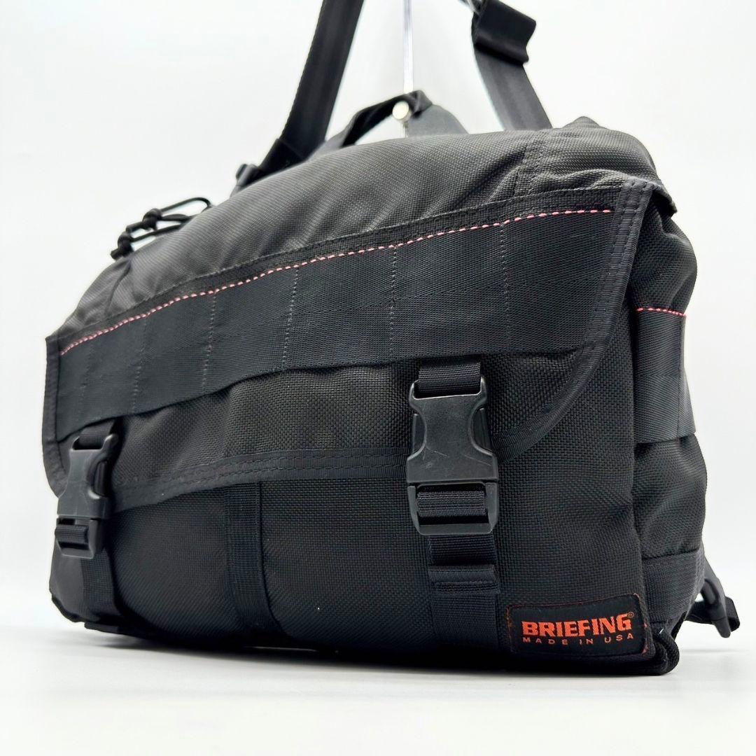 美品☆BRIEFING　LANCE3　メッセンジャーバッグ　ブラック