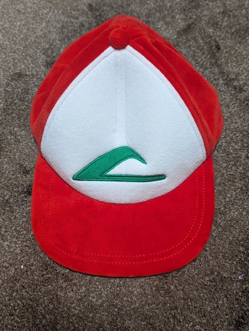 希少 ポケモン サトシの帽子 初代 キャップ 赤 白 緑 フリー - メルカリ