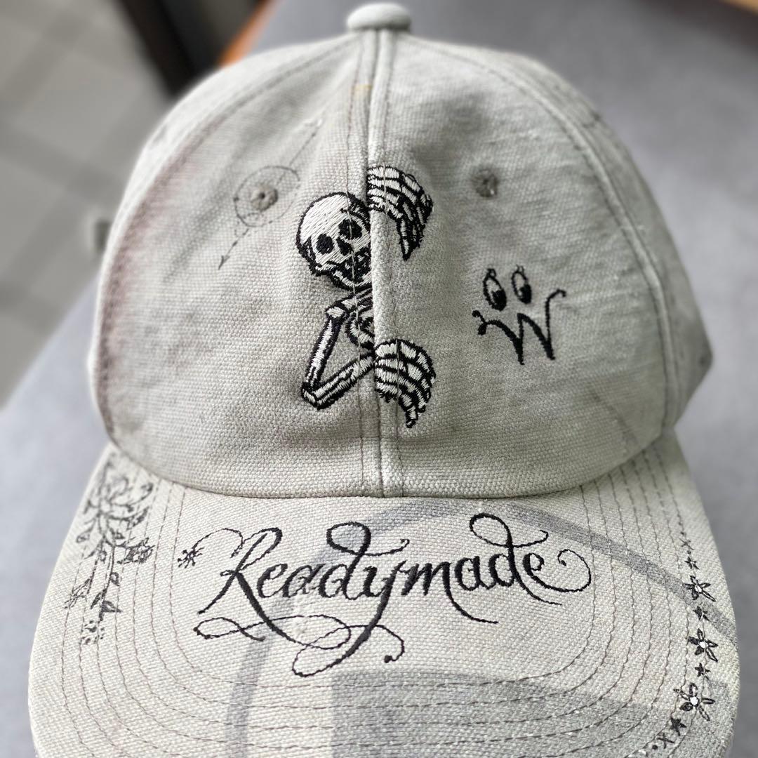 READYMADE × Dr.Woo 刺繍 ヴィンテージ 再構築 キャップ - メルカリ