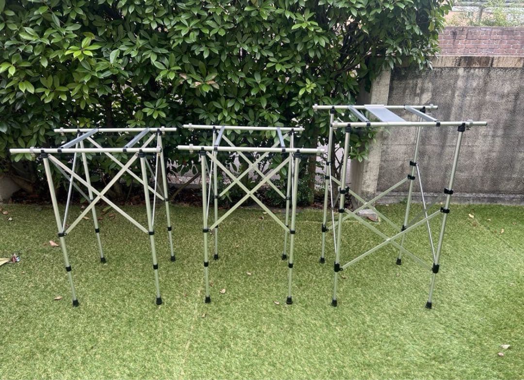 【スノーピーク】マルチスタンド・ブリッジバー付き(3セット) Yahoo!オークション -「スノーピーク マルチスタンド」の落札相場