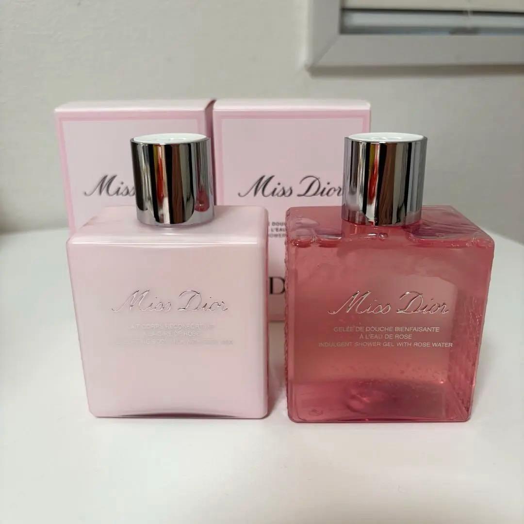 Miss Dior ボディミルクシャワージェル2本セット(箱.紙袋付き)
