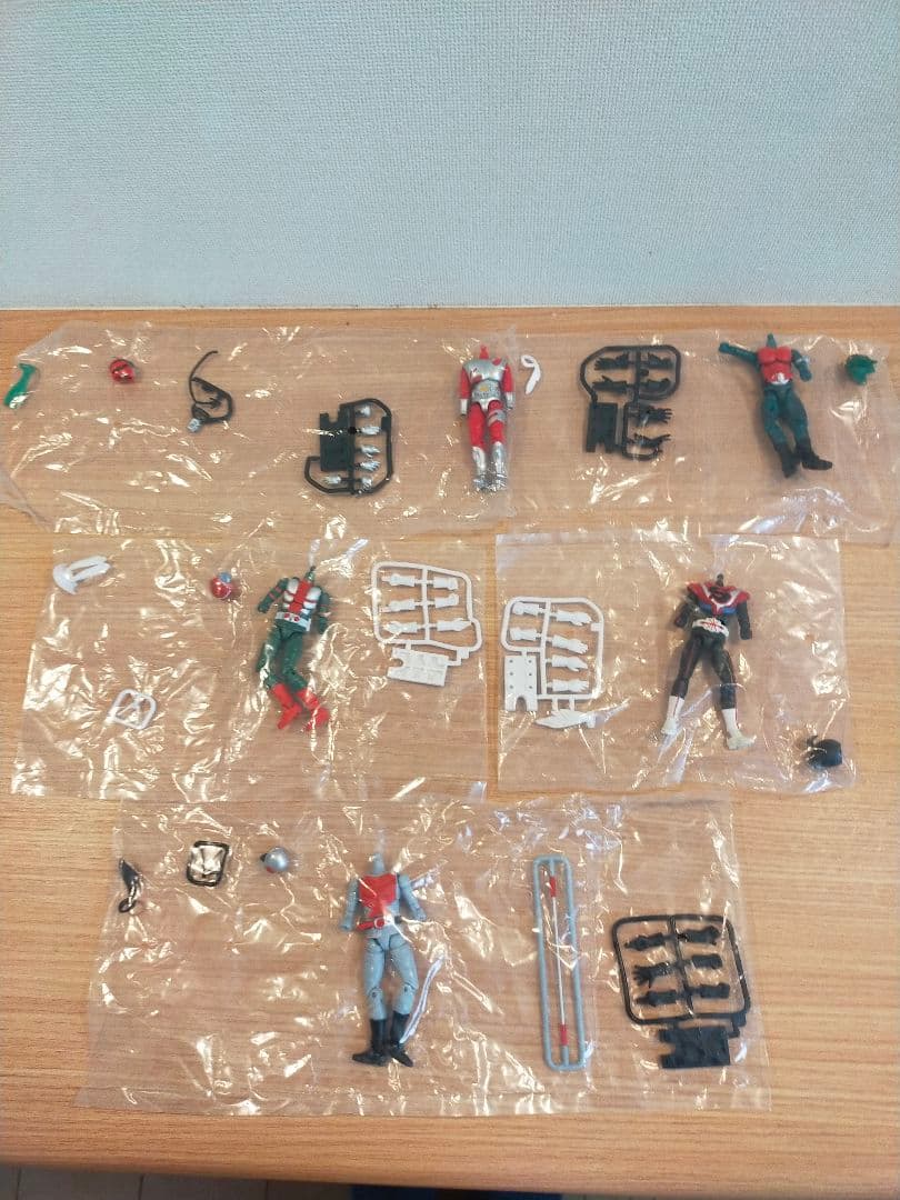 昭和仮面ライダー　shodo ZX X v3 ストロンガー アマゾン