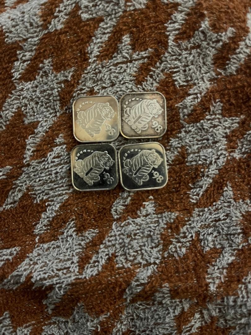 造幣局　純銀メダル　トラ　4枚セット　桜の通り抜け　シルバー